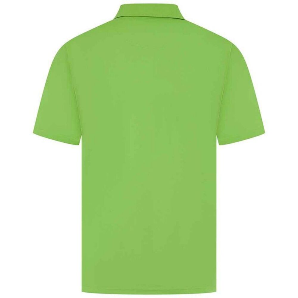 Henbury Mens Pique Polo Shirt / Lime
